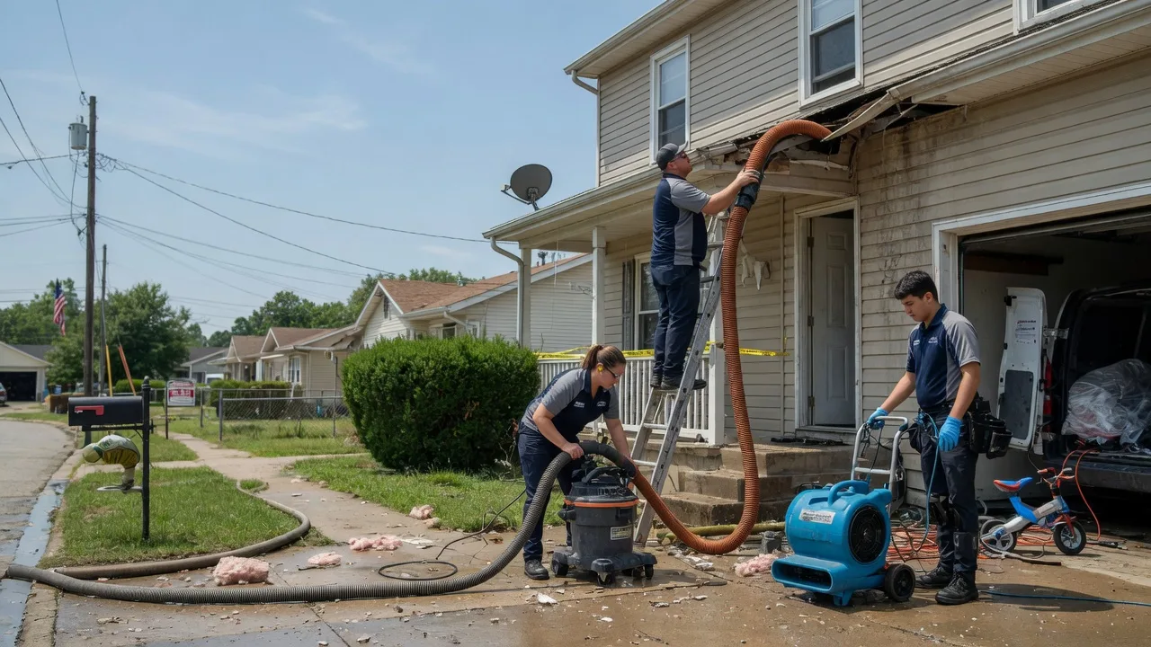 Water Damage Restoration in Tovey, IL near me